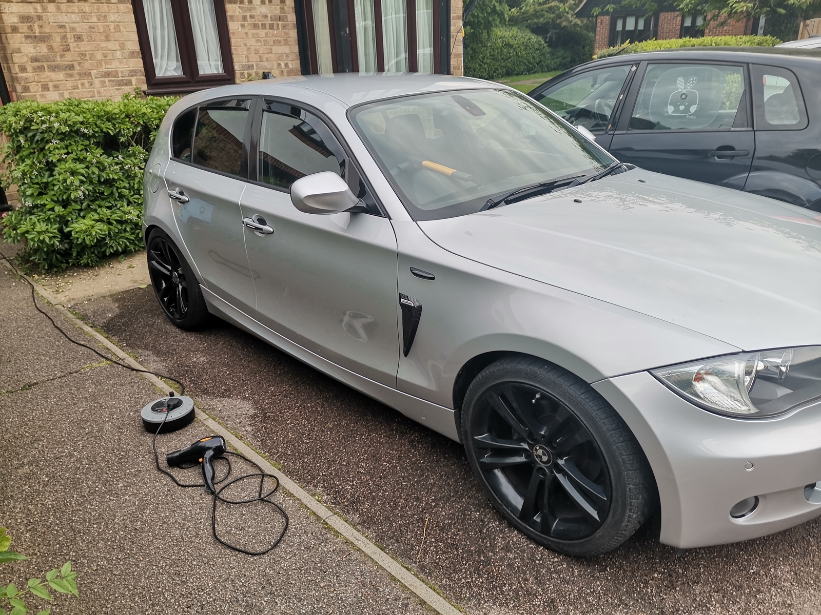 Wind deflectors for BMW Seria 1 E87 5.doors 2004 2011 4.pc HEKO 11125