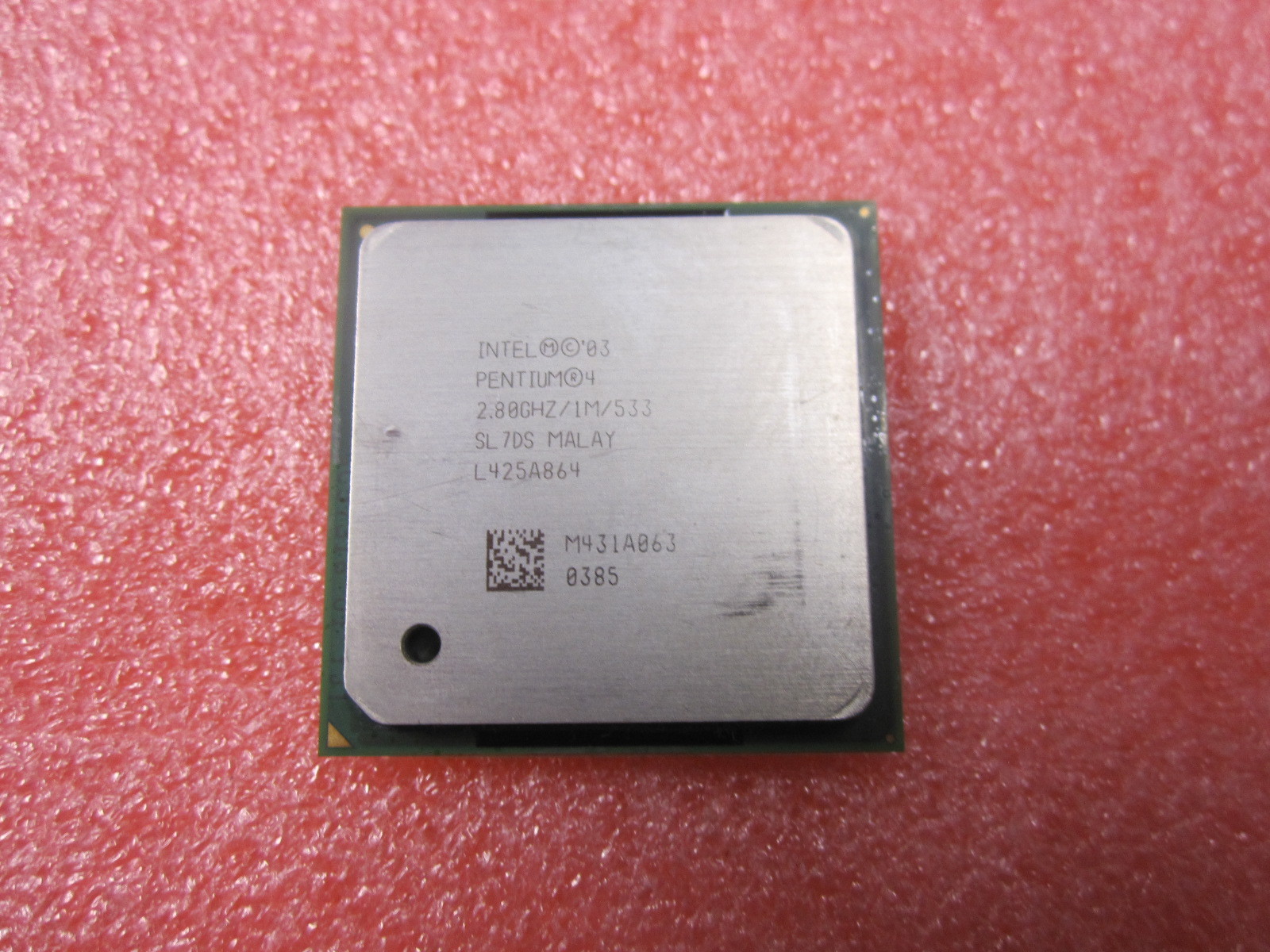 SL7DS Intel Mobile Pentium 4 518 2.8GHz 1MB 533FSB socket