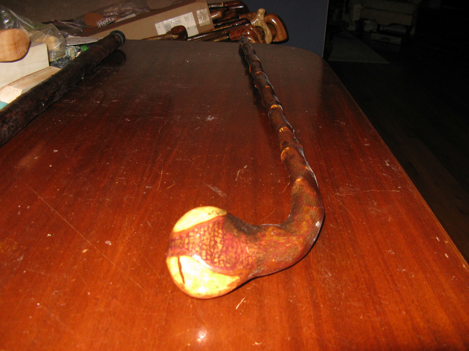 Absolutely Stunning Blackthorn Shillelagh/Bata/Walking Stick!!!!!!!!!!!!!!!!