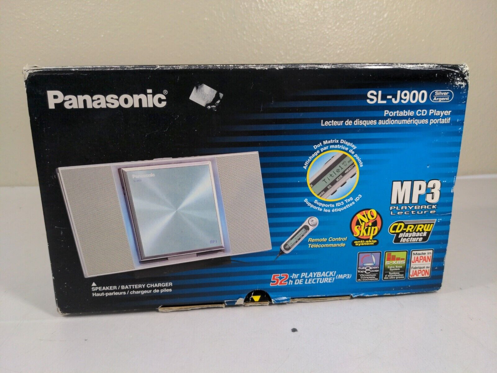 パナソニック ポータブルCD SL-J900 Panasonic パナソニック