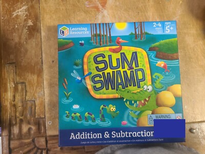 Learning resources ''Sum Swamp'' Math Board Game