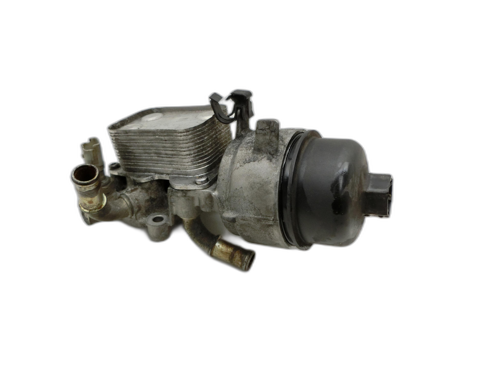 Citroen C4 Grand Picasso 06-10 HDI 2,0 100KW RHR DW10BTED4 Ölfiltergehäuse Gehäuse Halter für Ölfilter Ölkühler  - Bild 1