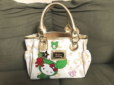 トートバッグ [ANEDIT] 25SS-Dot Tiny Bag_2colors ❤️TOKIDOKI X HELLO KITTY BOSTON SANDY BAG ~ MINI White