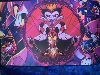 Stolas & Blitz Full Moon Helluva Boss Playmat - Limited Edition