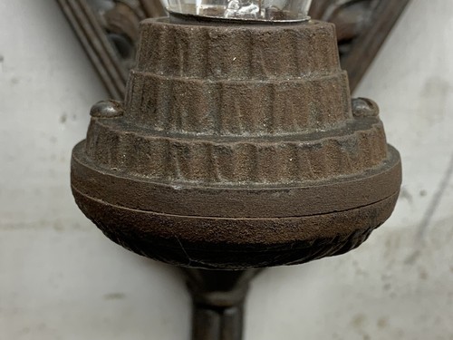 1920s ART DECO AZTEC Wall SCONCE Lamp Light Skyscraper Fixture Pinup MARKEL