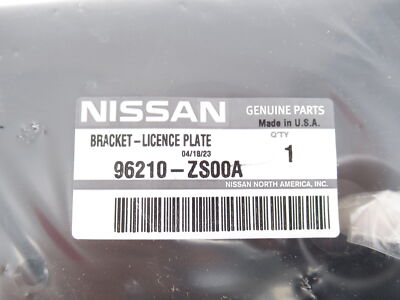 Genuine OEM Nissan 96210-ZS00A  Front License Plate Bracket 2007-2012 Pathfinder