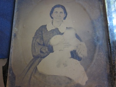 5 Ambrotypes of Various Subjects (4) 1/6 and a 1/9 Sizes