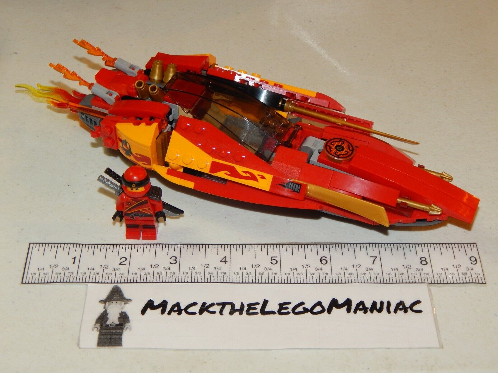 Lego Ninjago 70638 Katana V11 w/ Kai Figure Incomplete Set Lego Ninjago 70638 Katana V11 w/ Kai Figure Incomplete Set