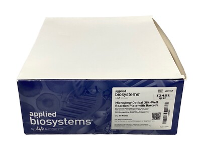 (50/Pk) APPLIED BIOSYSTEMS 384-Well MicroAmp Optical Reaction PCR Plate 4309849