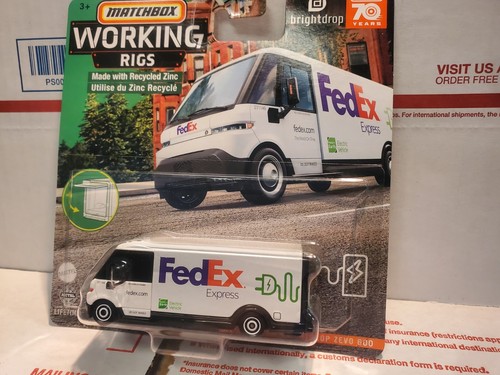 At Toybox  Fedex Toy Truck BrightDrop Zevo 600 | Matchbox Cars Wiki
