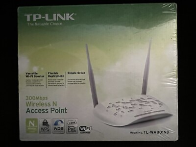 TP-LINK TL-WA801ND 300Mbps 2.4GHz Wireless N Access Point - White