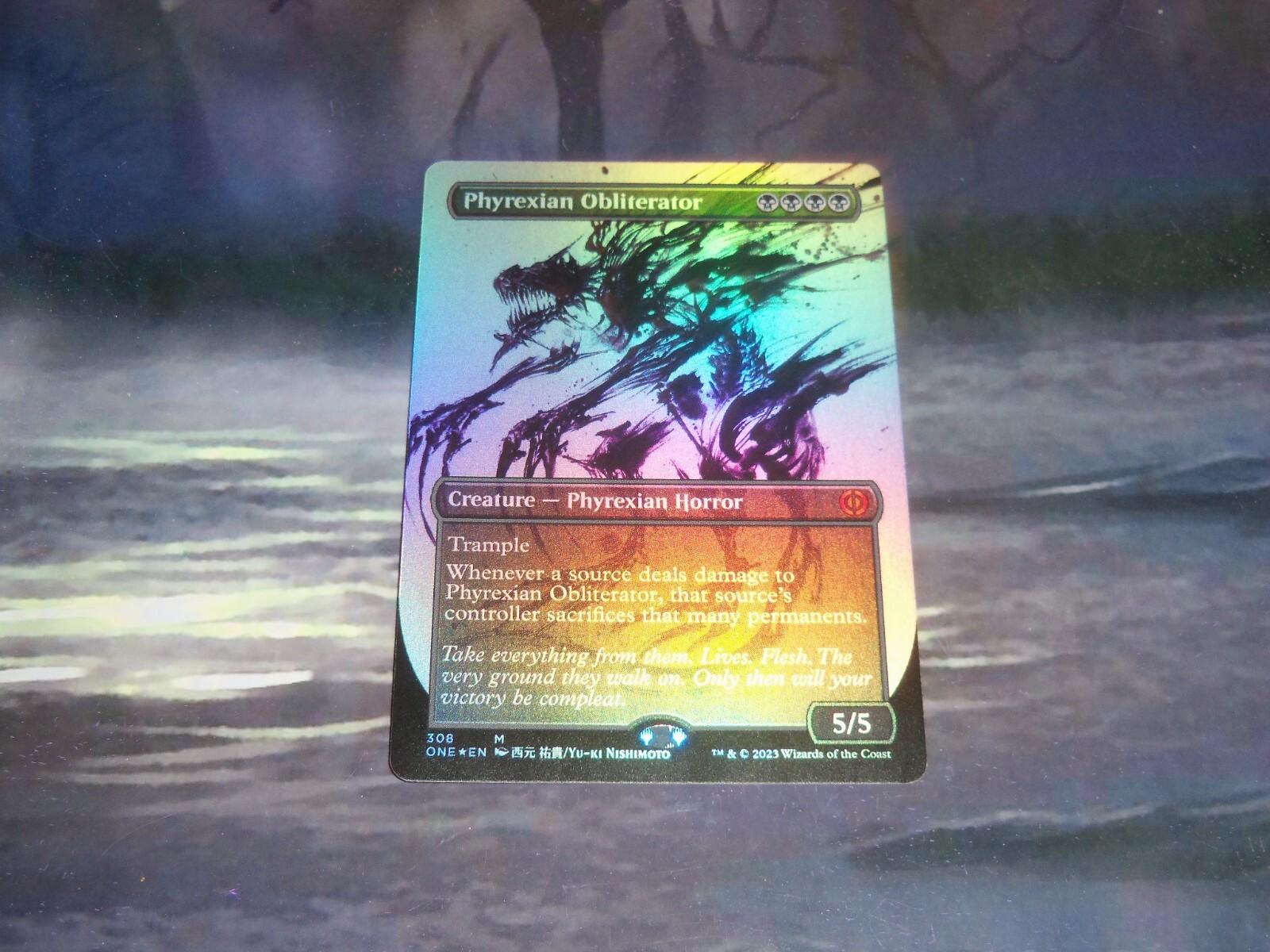 All Will be One Mythic Rare Foil Borderless Showcase