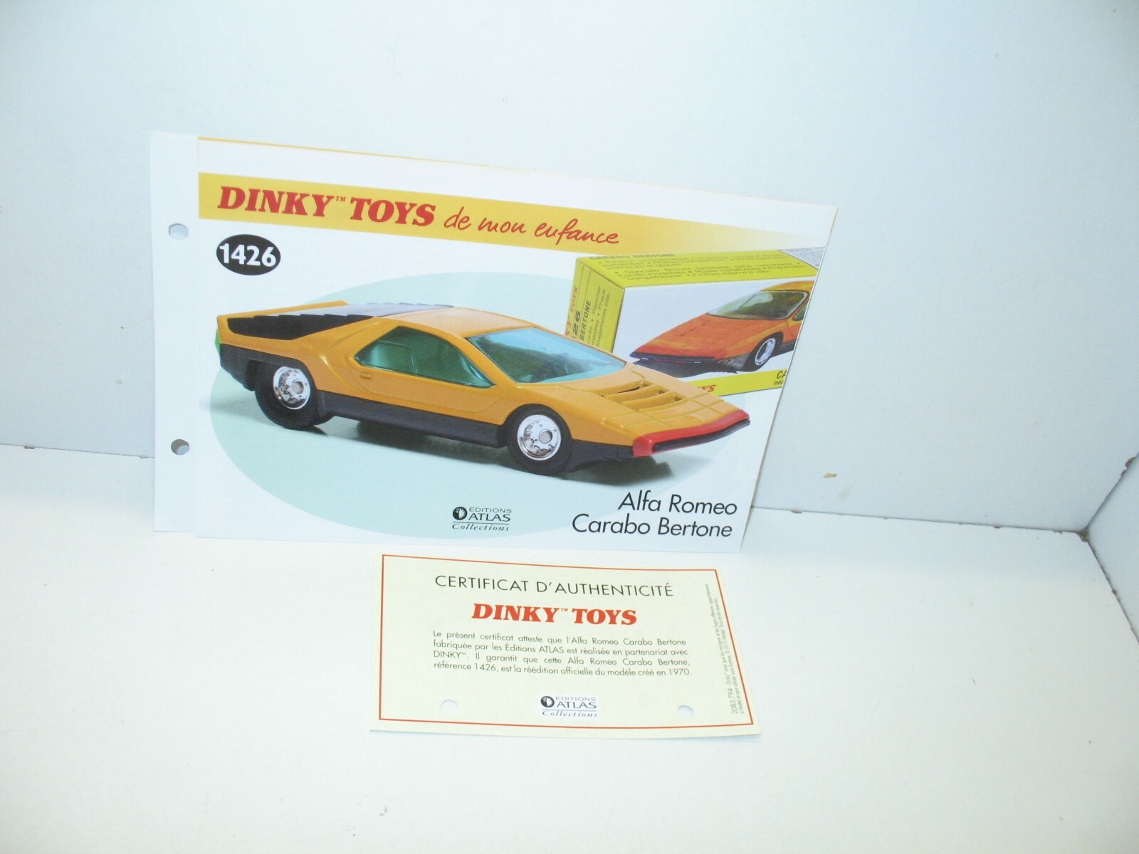 ディンキー DINKY TOYS 1426 ALFA ROMEO CARABO BERTONE