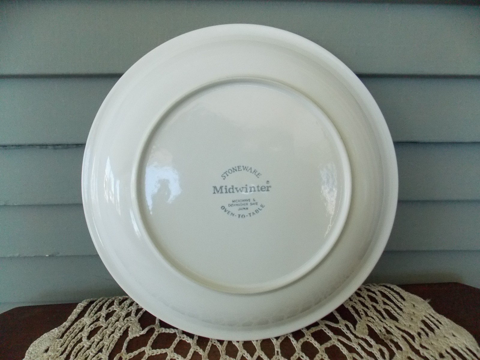 Vintage Midwinter Stoneware Glacier White 11
