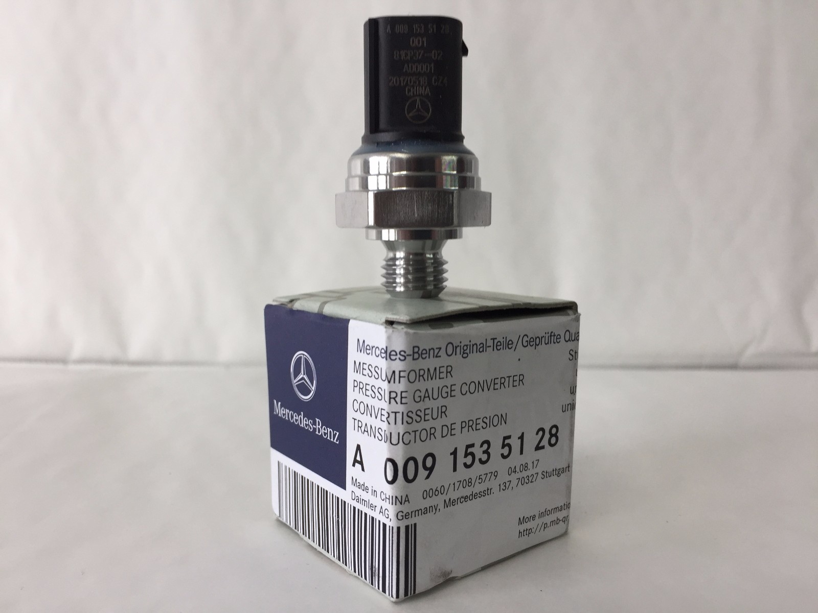 NEW Genuine MercedesBenz OM651 Engine Exhaust Back Pressure Sensor A0091535128 eBay