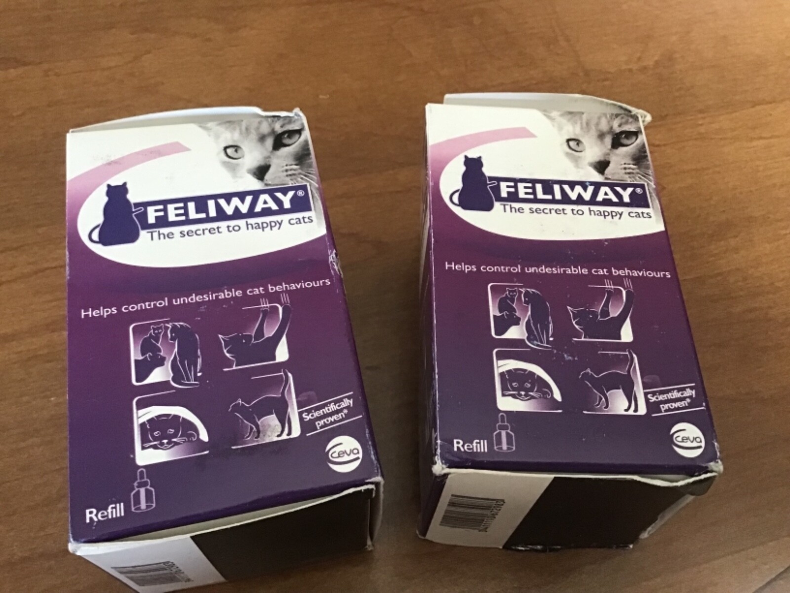 Ceva Feliway Plug-In Diffuser Refill for Cats 48ml • PACK OF 2!  EXPIRED!!!