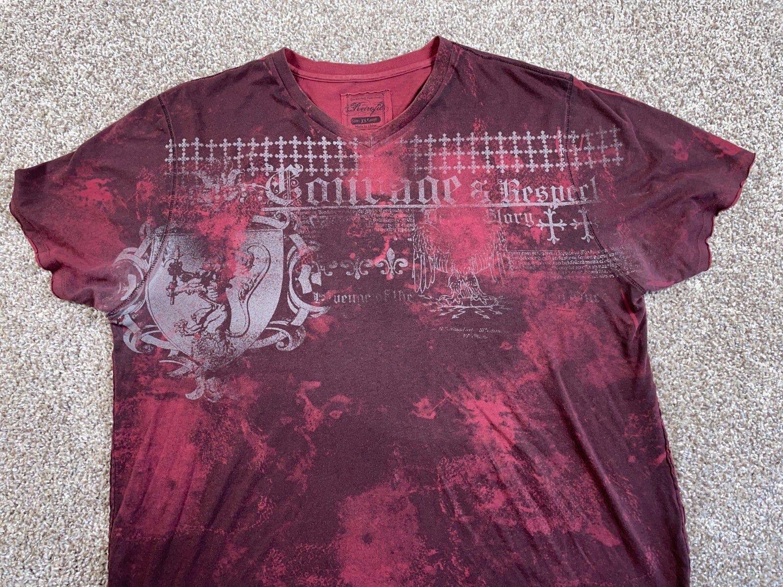 Tシャツ y2k Men's Y2k Oversized T-Shirt Grunge Cartoon Graphic Print