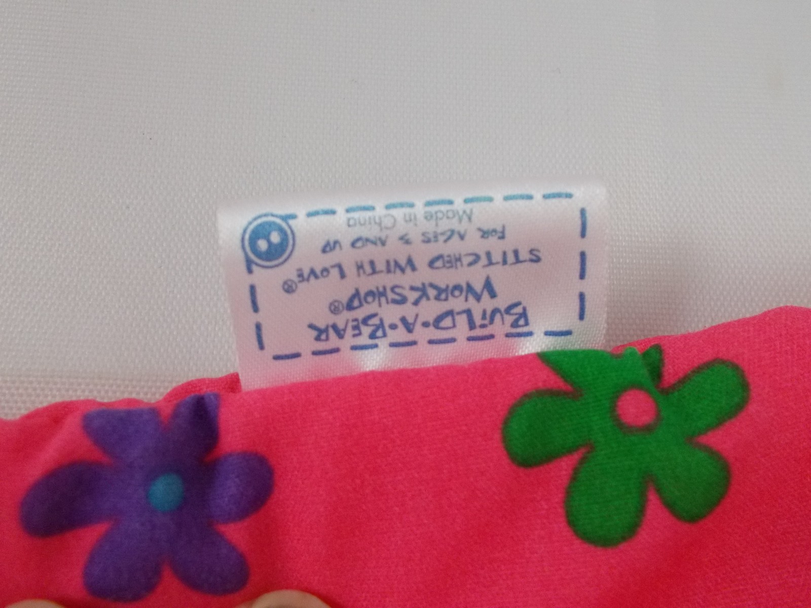 Build a Bear Workshop Sleeping Bag Pink Flower 19