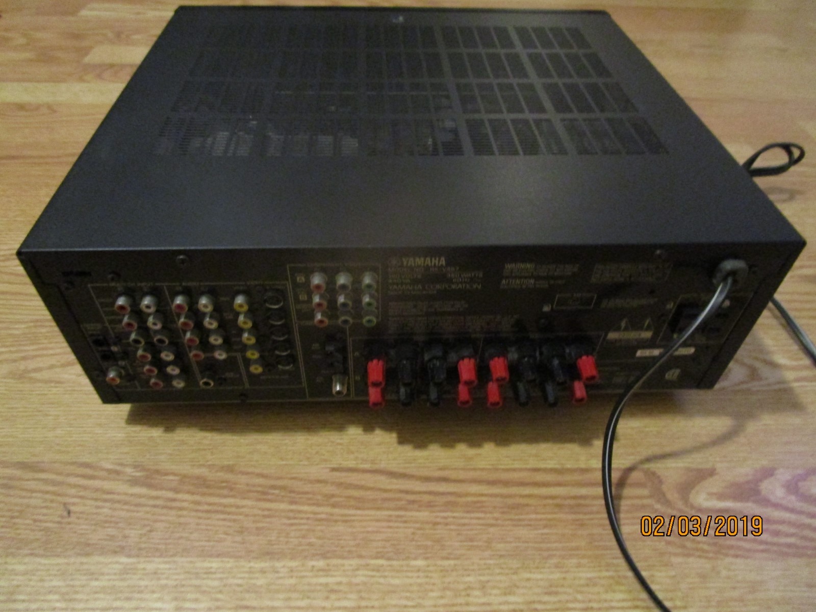 Yamaha Receiver RX V457 6.1 Channel 510 Watt Tuner - LOCAL PICKUP ONLY