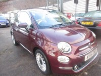 2018 (18) FIAT 500 1.2 LOUNGE , PANORAMIC ROOF, REAR PARKING SENSOR, BLUETOOTH