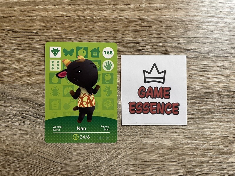 Carte Amiibo Animal Crossing Nan 168 Nana Pecora Zenobi SÃ©Rie 2 Card S2