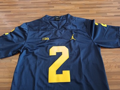 Blake Corum Michigan Wolveris Rose Bwl Playoffs - Navy Blue Football Jersey