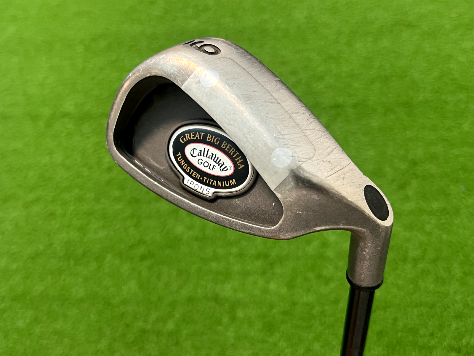 Left-Handed Callaway Steelhead X-16 9 Iron Firm Graphite Shaft Golf Pride Grip Left-Handed Callaway Steelhead X-16 9 Iron Firm Graphite Shaft Golf Pride Grip