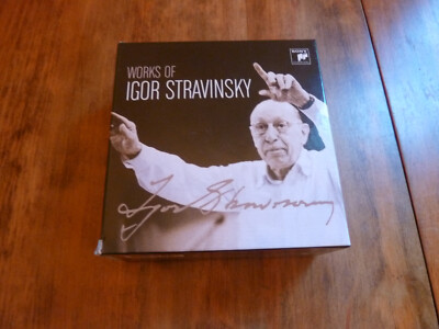 Works Of Igor Stravinsky Sony Classical Collection-22 CD Box Set w Info Insert