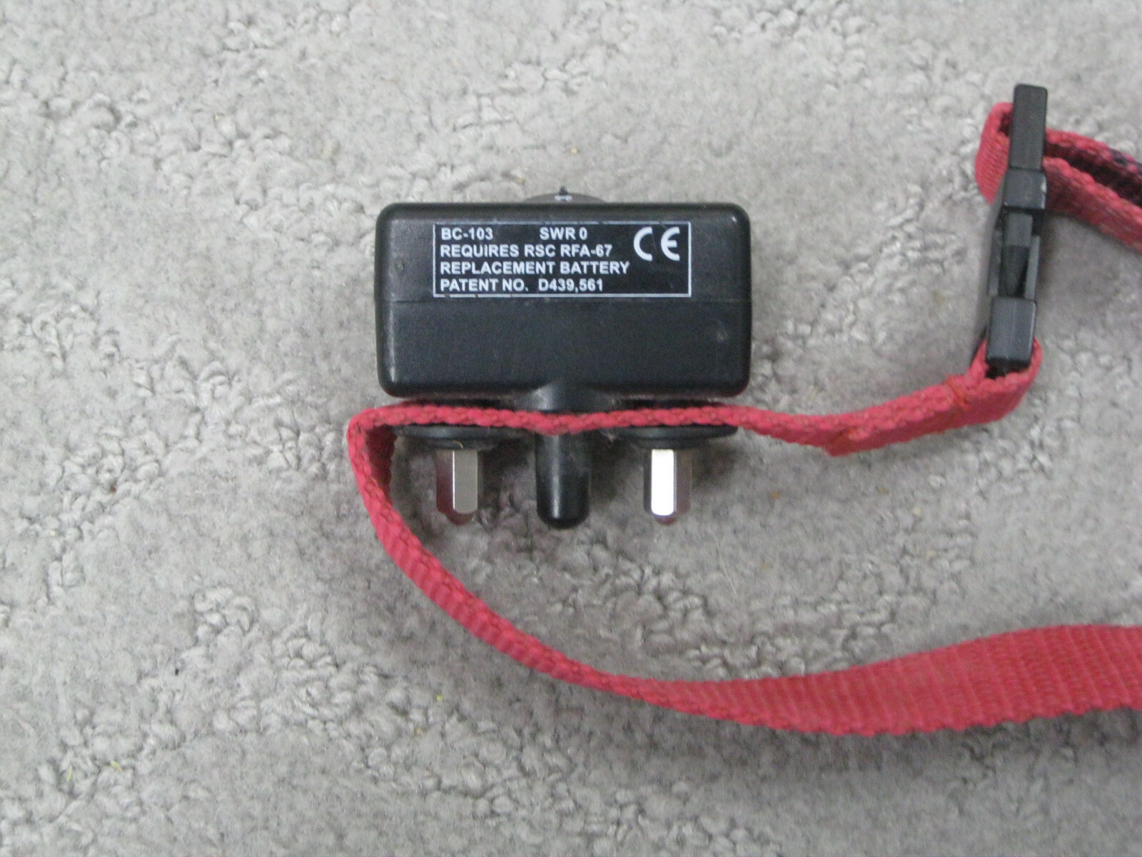 Petsafe BC-103 OM Dog Pet Training Bark Control Static Collar Untested for Parts