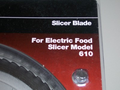 NIP Chef's Choice SERRATED BLADE for Model 610 Electric Slicers