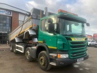 SCANIA P370 *EURO 6* 8X4 STEEL TIPPER 2016 - KR16 UZX