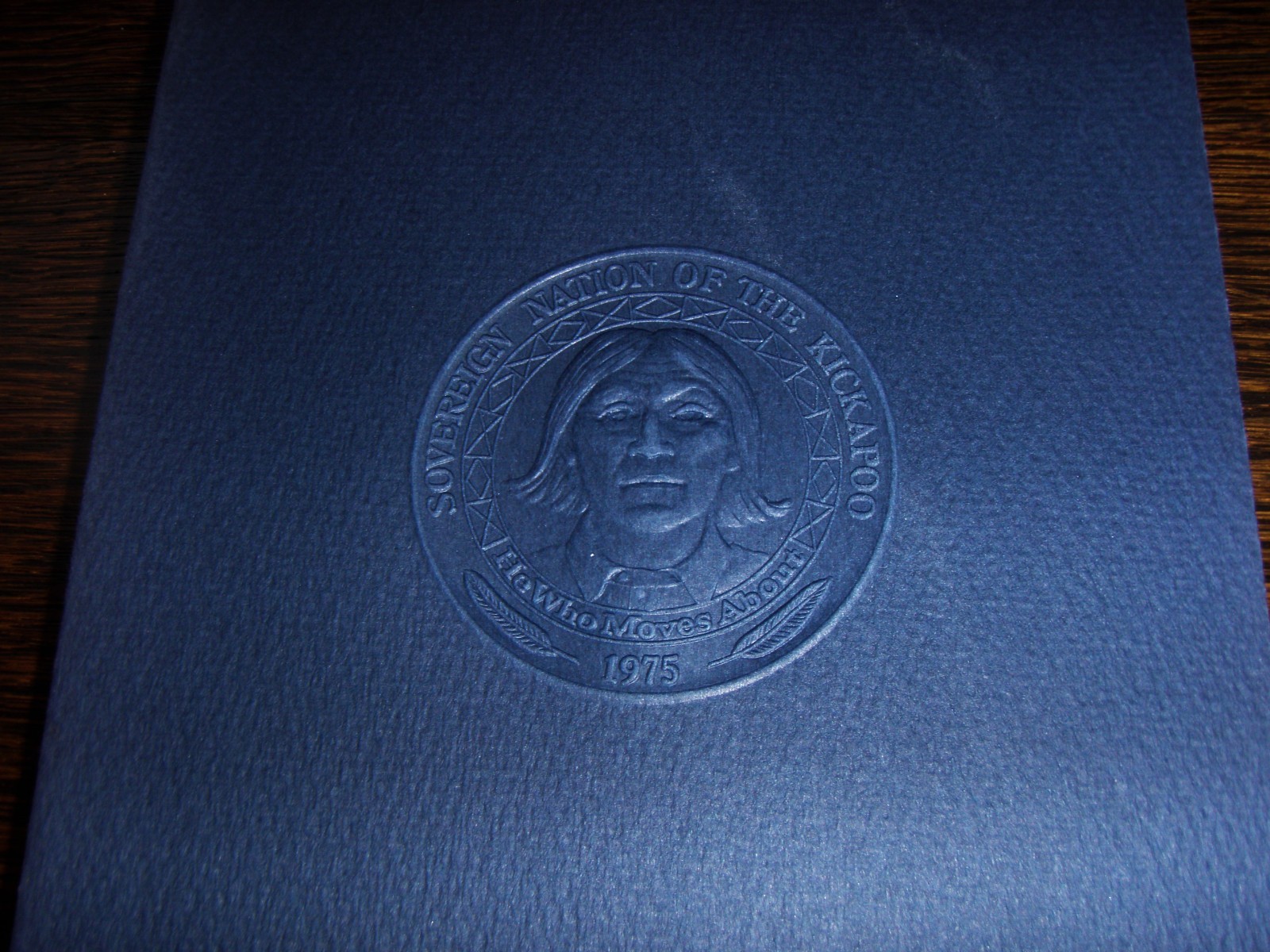 KICKAPOO Tribe History SIGNED Book Indian Tribal Series Limited Edition