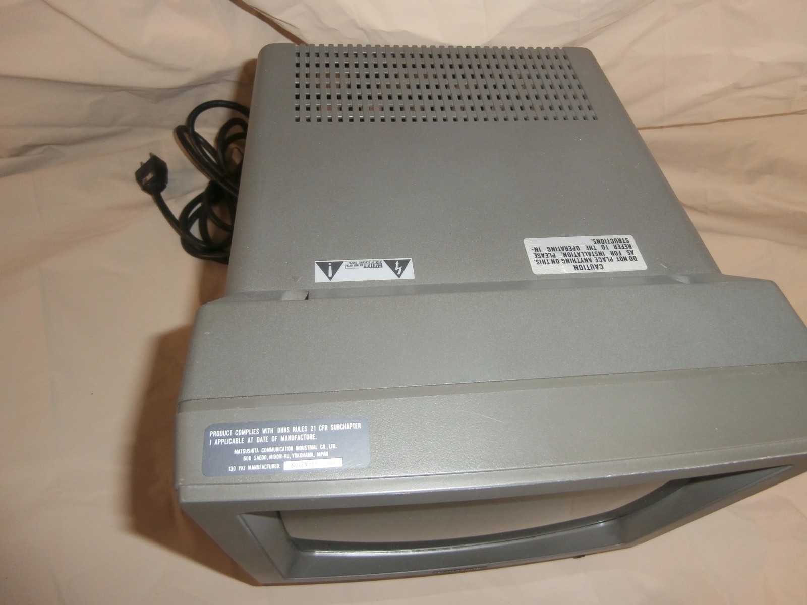 Panasonic WV-BM80 USED CCTV Black & White Monitor