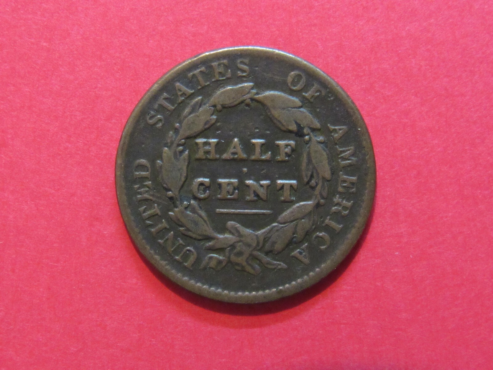 1829 HALF CENT