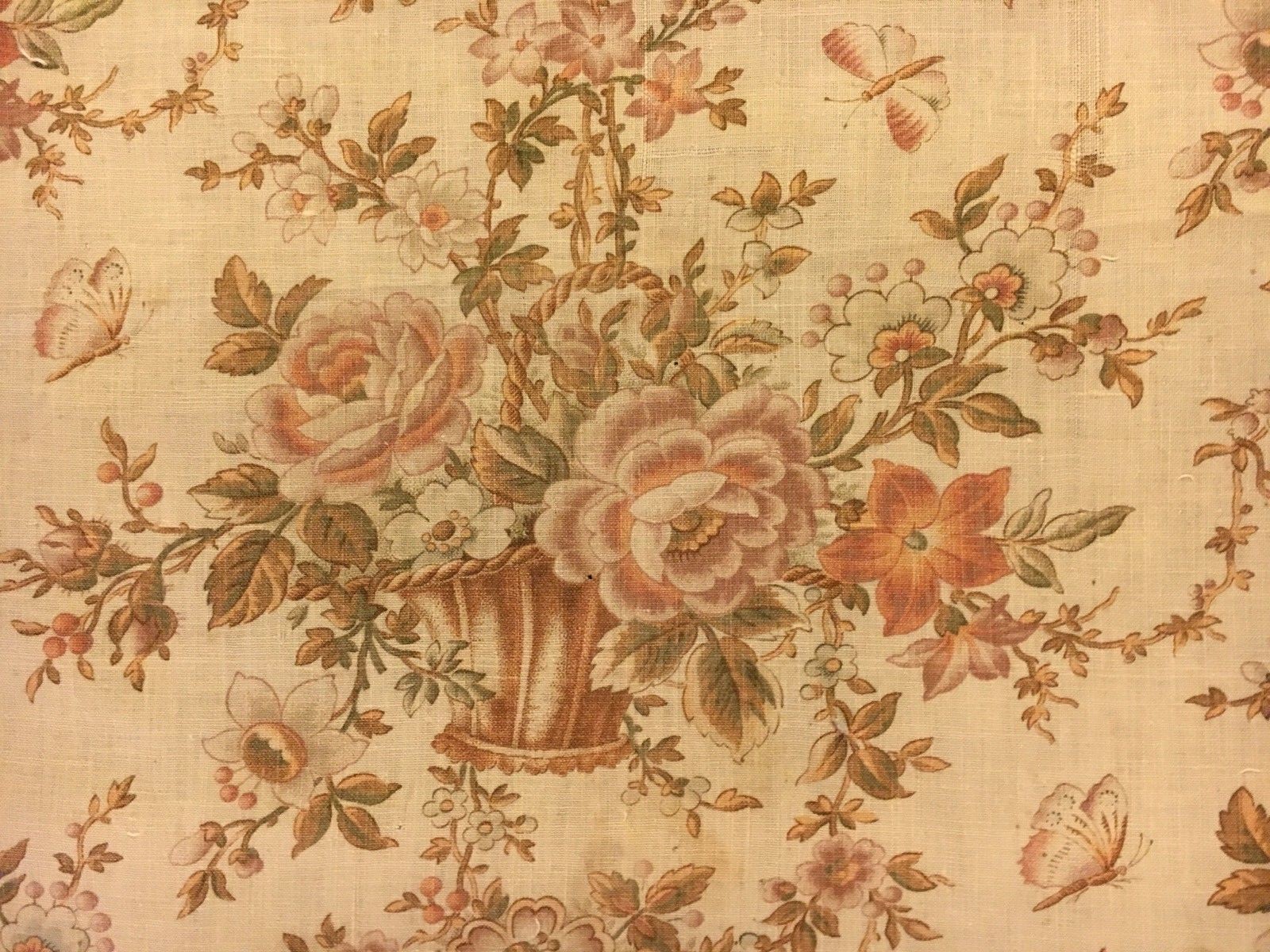 Vintage Linen Fabric - 32