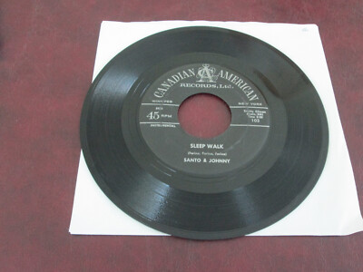 Santo & Johnny   Sleep Walk / All Night Diner- CANADIAN AMERICAN. 103-PLAYS VG