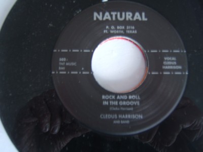 CLEDUS HARRISON Repro 45 - Rock 'N' Roll In the Groove  Post paid