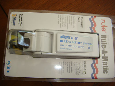 RULE A MATIC BILGE Pump Float SWITCH 12/24/32 V NEW- 35FA