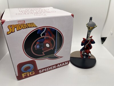 Marvel Q Fig QMX Quantum Mechanix Spider-Man Spider Cam Q-Fig Diorama.