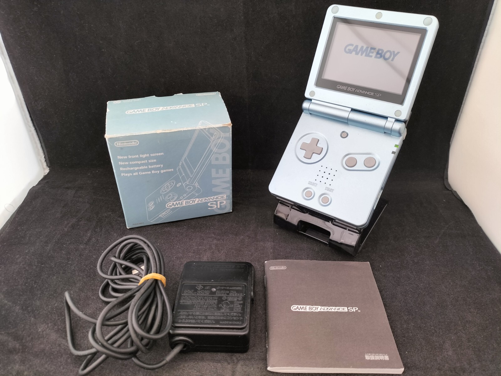 L4275 Nintendo Gameboy Advance SP console Pearl Blue Japan