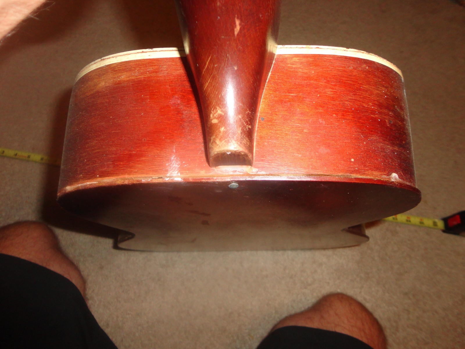 Wooden Vintage Silvertone Parlor Guitar