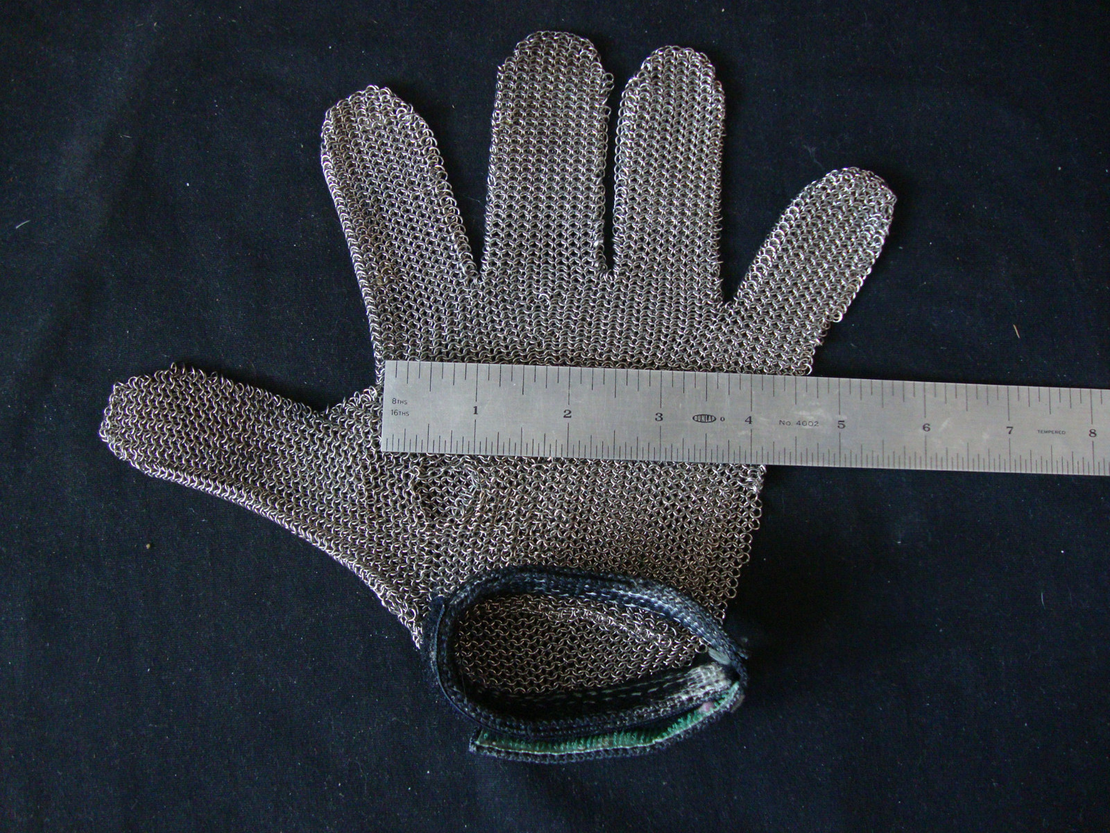 Vintage Chain Mail Mesh Safety Glove - Small, Ambidextrous - AS IS