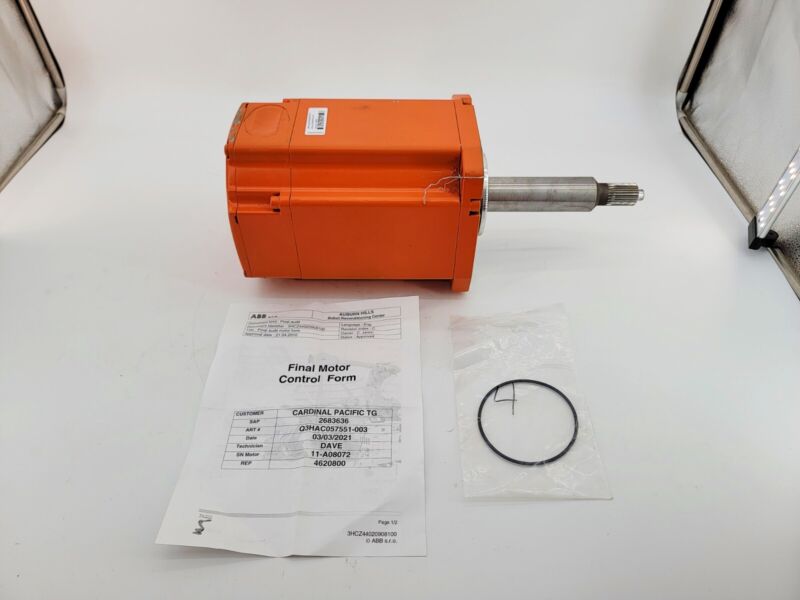 Remanufactured ABB 3HAC057551-003 Motor W/ Pinion 6495W / 17Nm for IRB 6650S