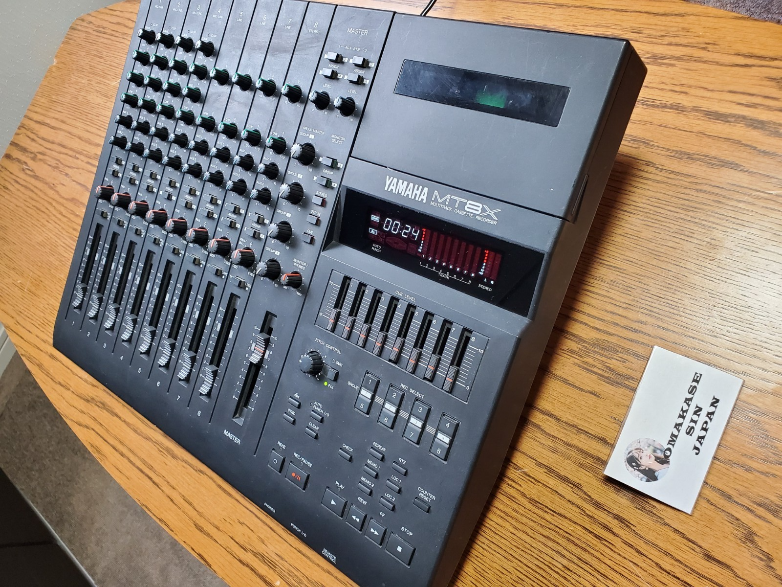 YAMAHA MT8X Multitrack Cassette Tape Recorder 8track Good