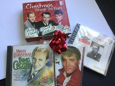 Christmas Through the Years Bing Crosby, Frank Sinatra, Elvis Presley 3 CD set  