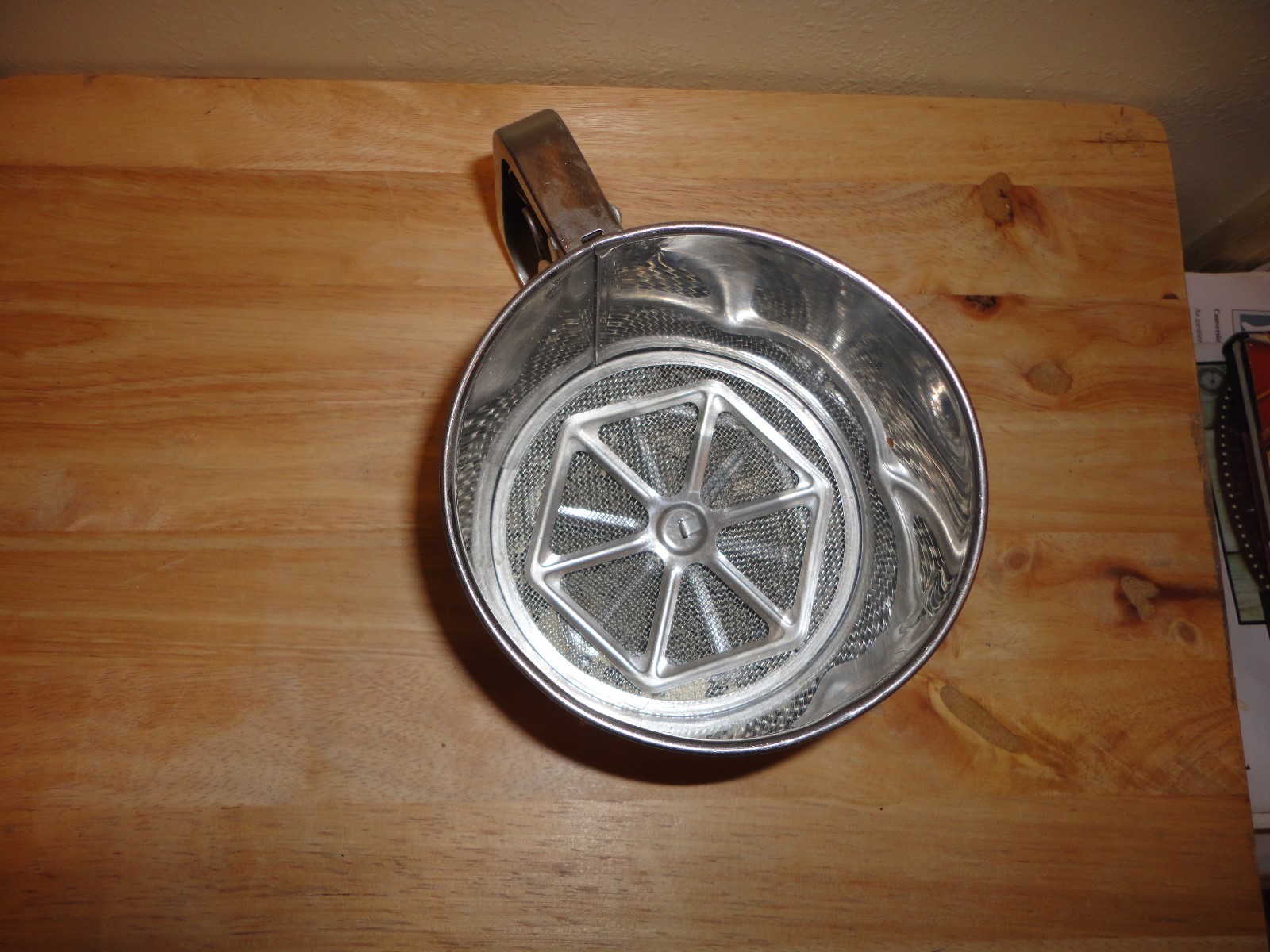 5 Cup Sunbeam Stainless Steel Sifter