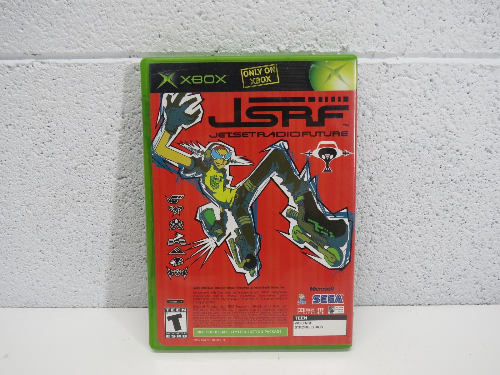 SEGA GT 2002 & Jet Set Radio Future Complete XBOX Games SEGA GT 2002 & Jet Set Radio Future Complete XBOX Games