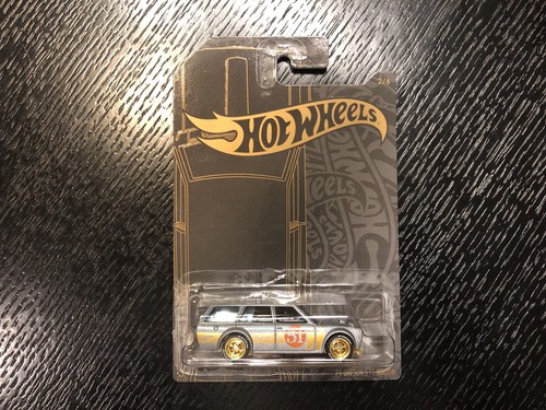 Hot Wheels '71 Datsun 510 ゴールド Hot Wheels RLC 1971 Datsun 510 Gold Spectraflames Yellow