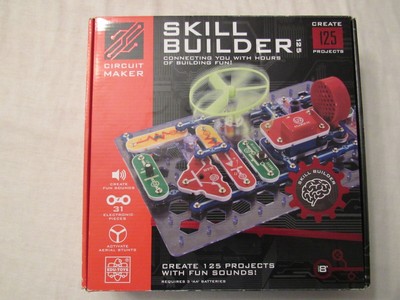 Skill Builder Circuit Maker 125 Projects Hours of Building Fun, Sounds