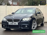 2016 BMW 5 Series 530D M Sport 3.0 Saloon 4dr Diesel Auto Euro 6 (258 ps) Saloon